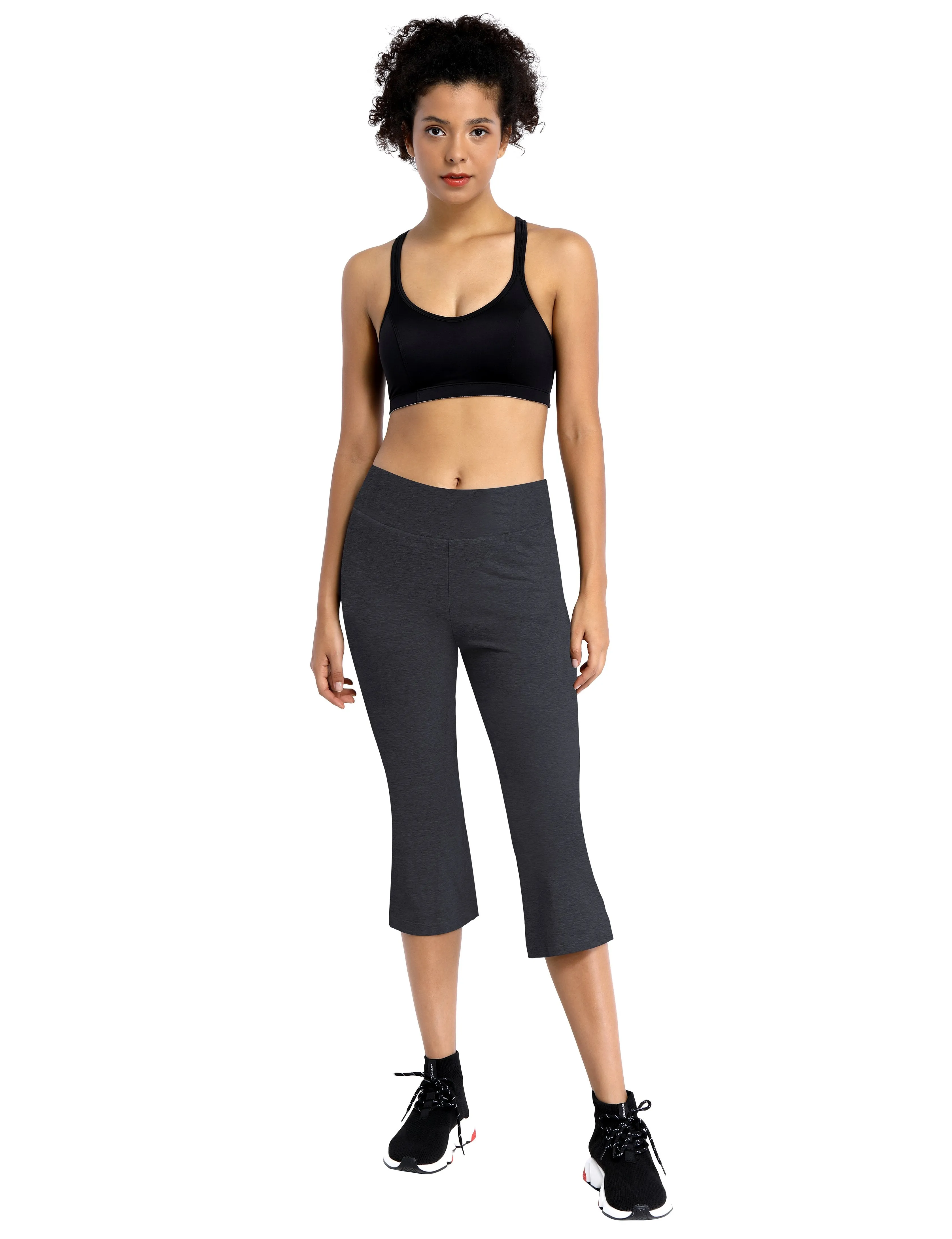 BUBBLELIME 90C/10S Bootcut Sweat Pants 21" inseam_yogastudio