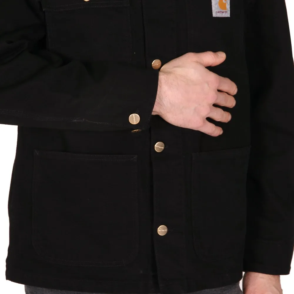Carhartt WIP Michigan Coat Black Rinsed