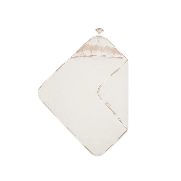 Crane Parker Hooded Towel - Pink Tie Dye Print