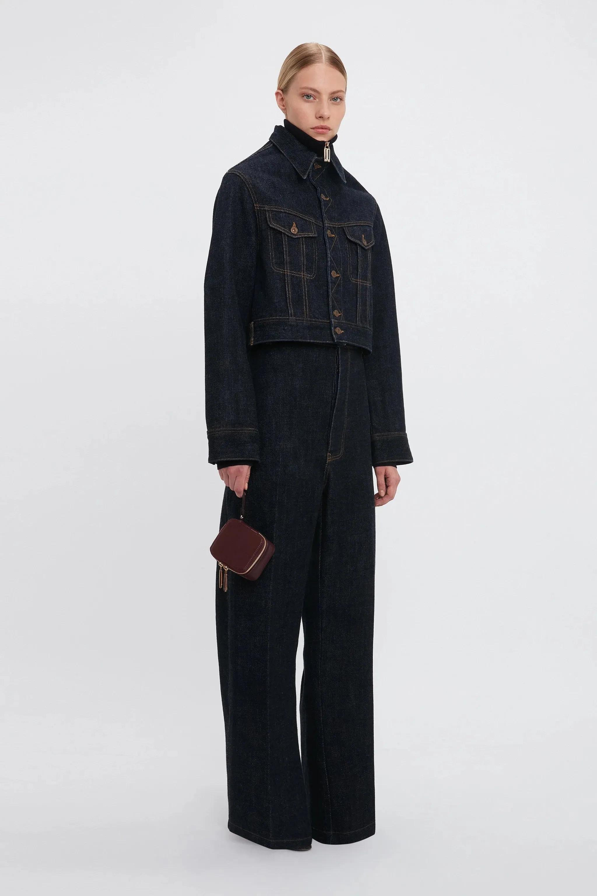 Cropped Denim Jacket
