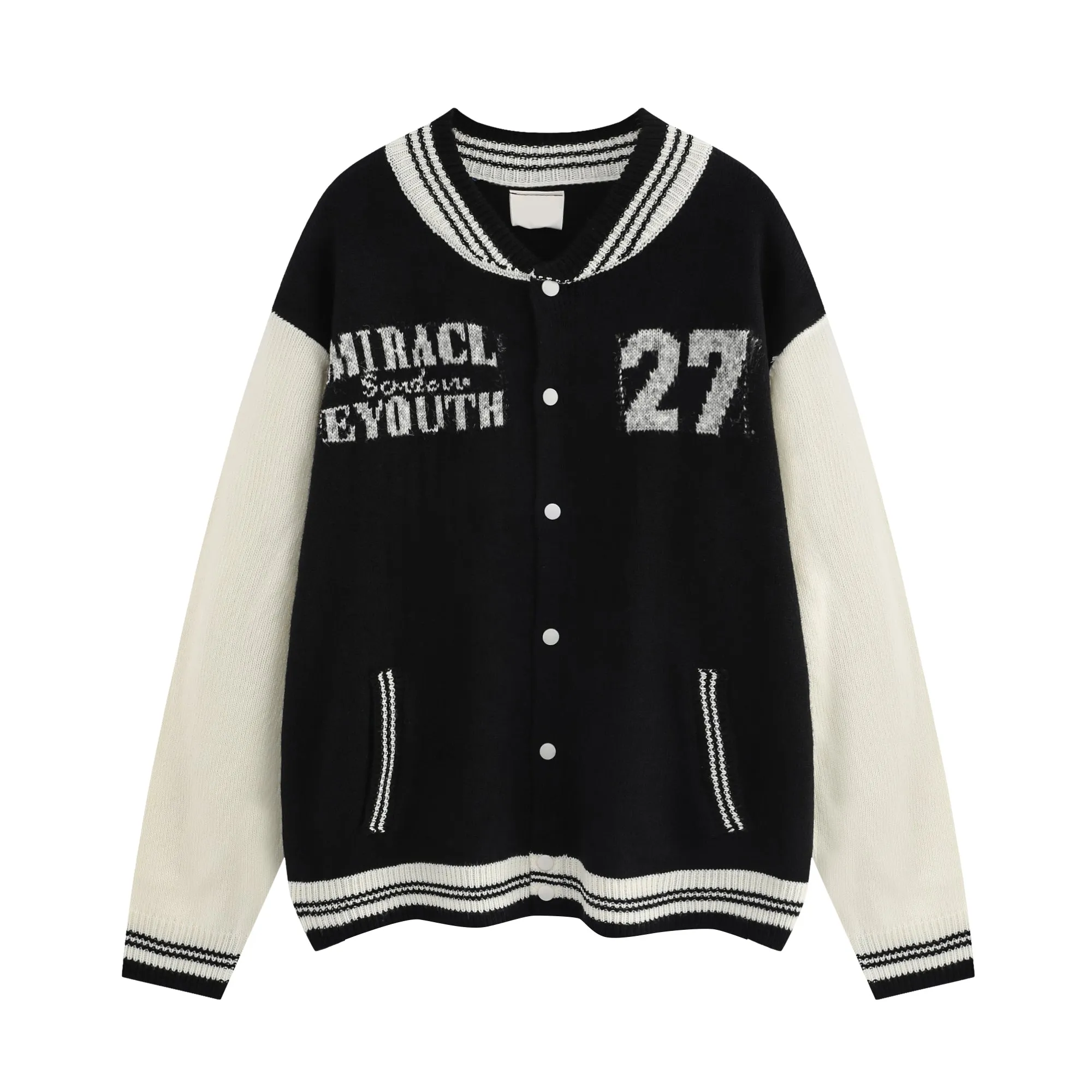 Faire Echo Trendy Lazy Vibe Baseball coat