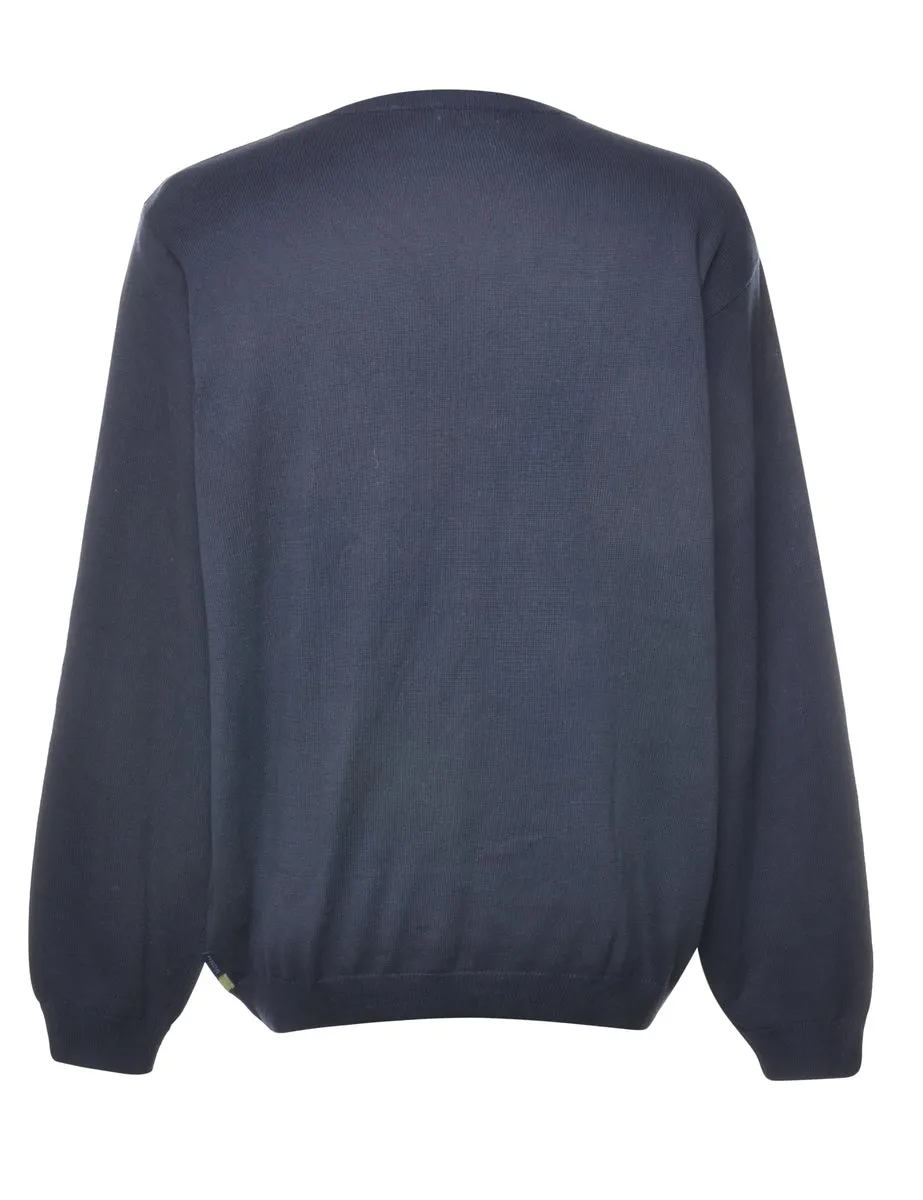 Izod Argyle Jumper - L