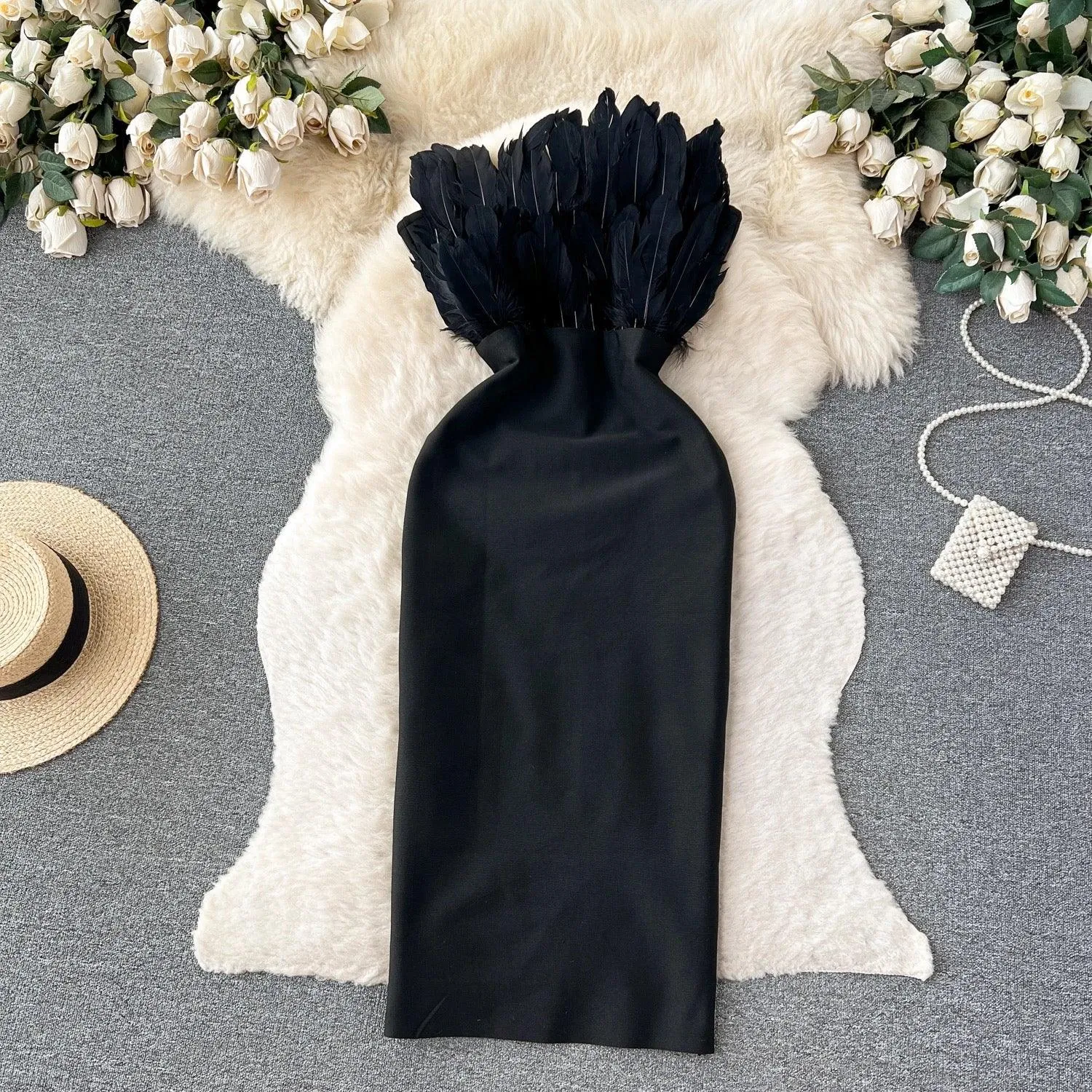 Juliana Feather Dress