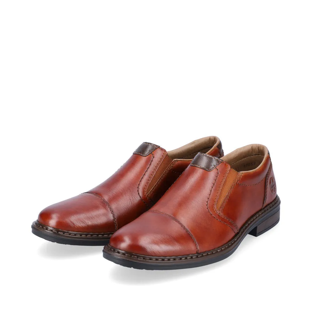 Rieker Men's Slip On Toe Cap Shoe