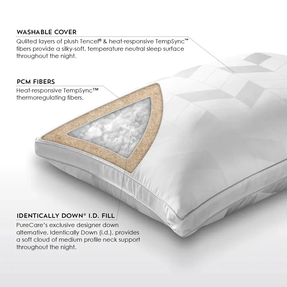 Temp-Sync (Low Loft) Pillow by PureCare