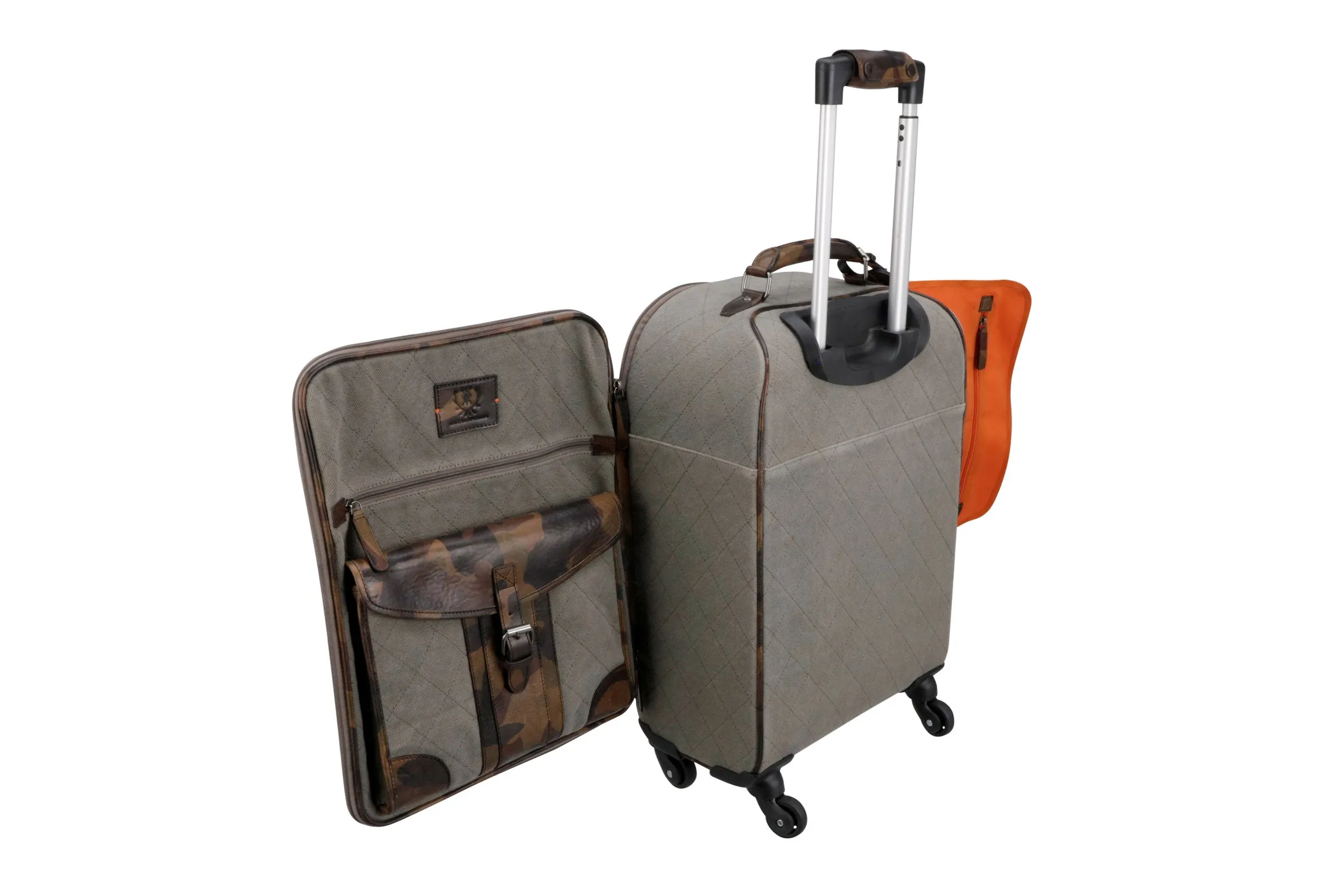 Woodland Quilted Oxford Canvas Trolley - River Rock